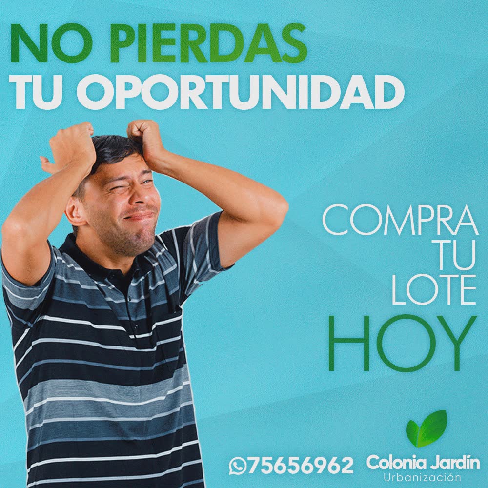 graphic design for colonia jardin social media